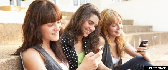Girls Texting