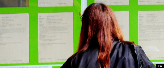 Woman Looks In Job Centre