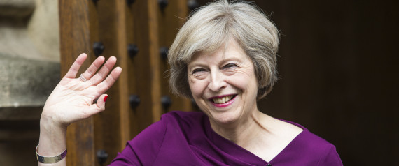 THERESA MAY SMILE