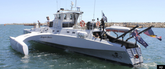 Brigitte Bardot Sea Shepherd's AntiWhaling Boat Damaged
