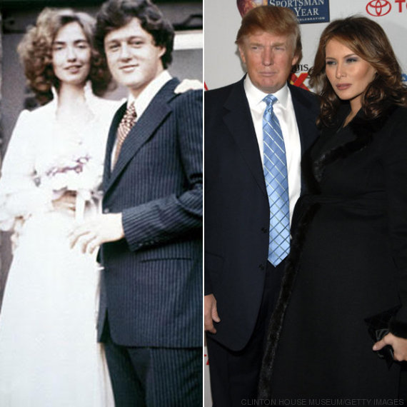 clinton trump couples
