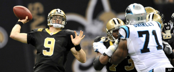 Saints Panthers Drew Brees