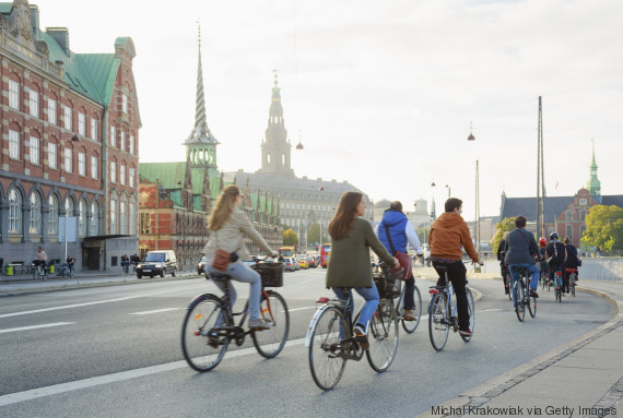 biking people