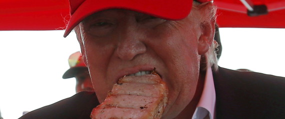 TRUMP EATING