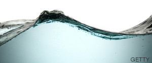 agua transparente