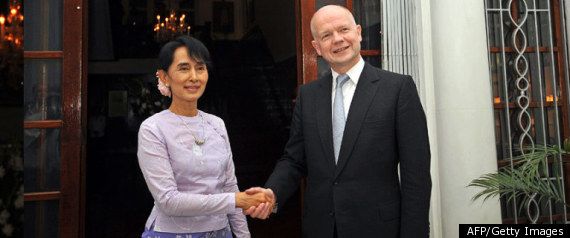 Aung San Suu Kyi William Hague