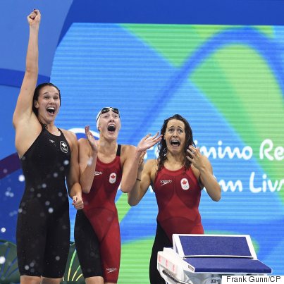 canada swimming rio