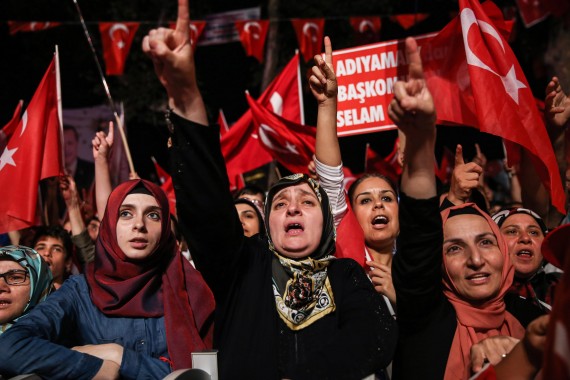 demonstration in turkey