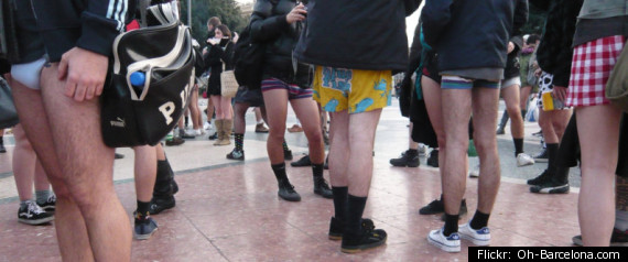 No Pants Metro Ride