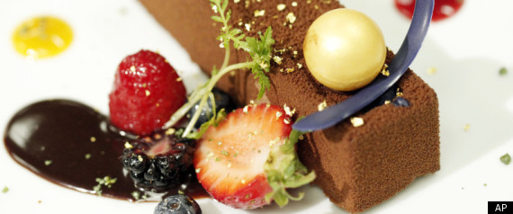 Golden Globe 2012 Menu