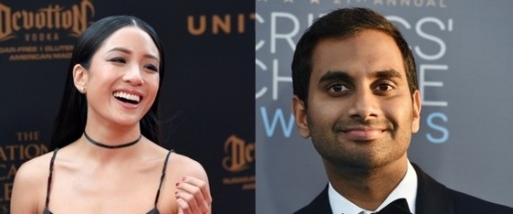 constance wu and aziz ansari