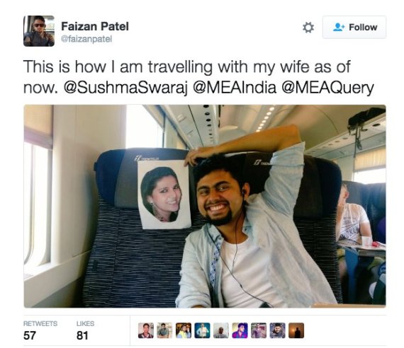 هندي يقضى شهر العسل مع صورة زوجته بعدما فقدت جواز سفرها.. شاهد صور الرحلة O-1-570