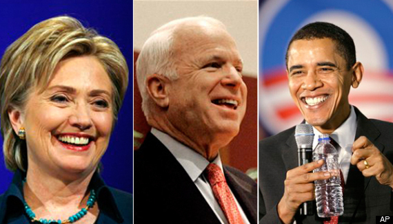 Clinton Obama Mccain Endorsments