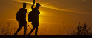 migrants silhouette