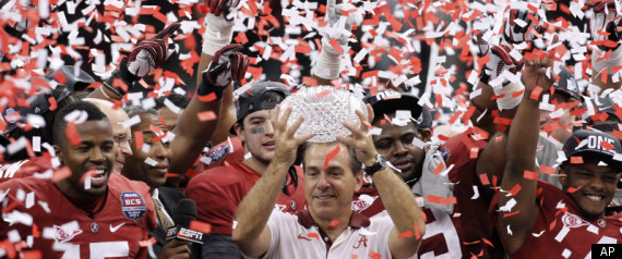 Alabama Bcs Trophy Celebration