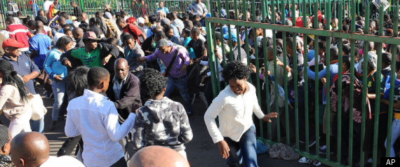 South Africa University Stampede