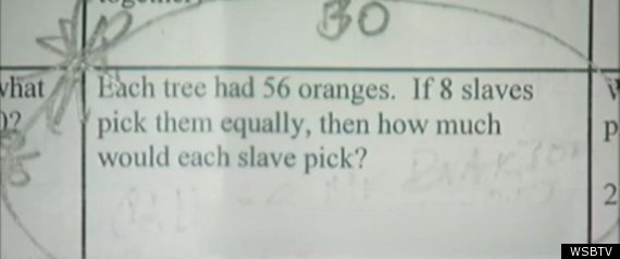 Slavery Math Problems