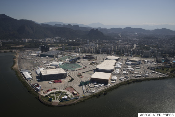 olympic park in rio de janeiro aerial