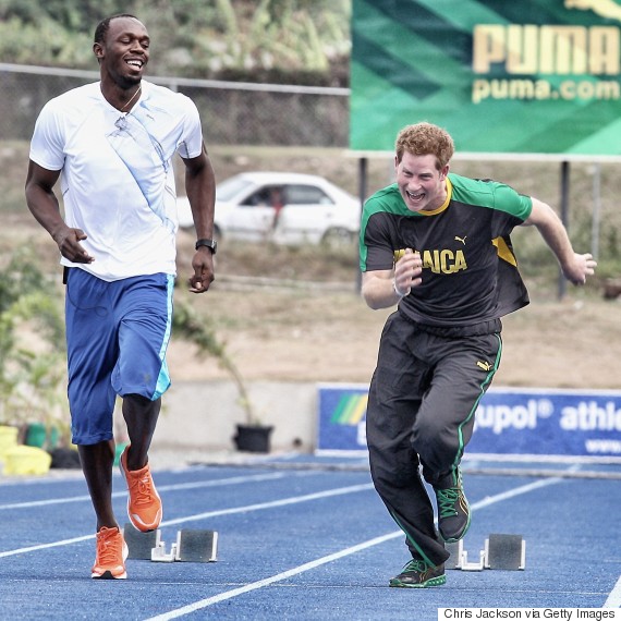 usain bolt prince harry