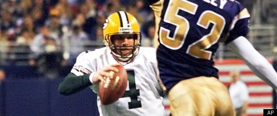 Brett Favre Packers Rams Nfl Playoffs