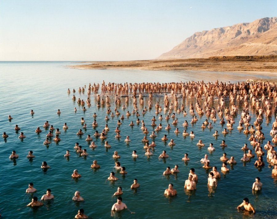 spencer tunick dead sea 2011