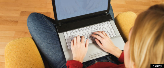 Woman With Laptop