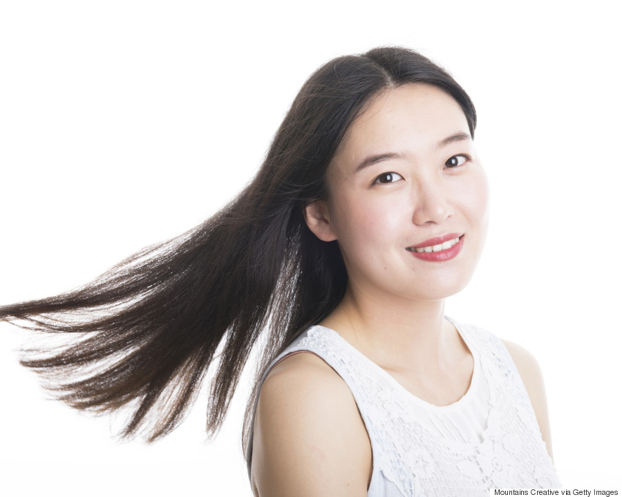 asian woman hair
