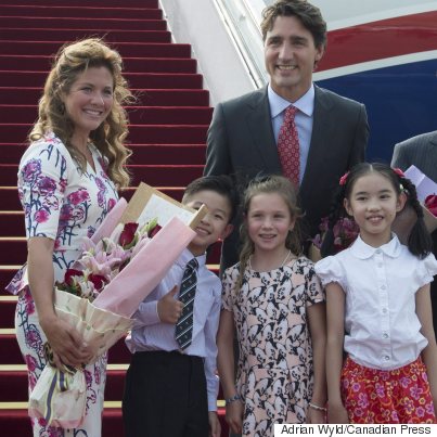 justin trudeau family china