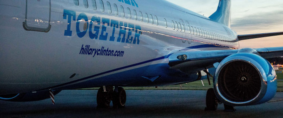 HILLARY CLINTON AIRPLANE