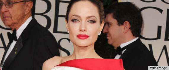 Angelina Jolie Golden Globes 2012