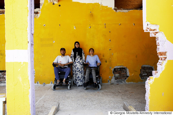 greece refugees disabled