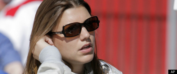 Champ car drive Katherine Legge of England gets ready for practice for the