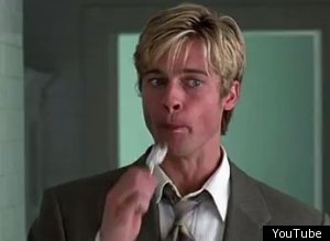 Brad Pitt Eating