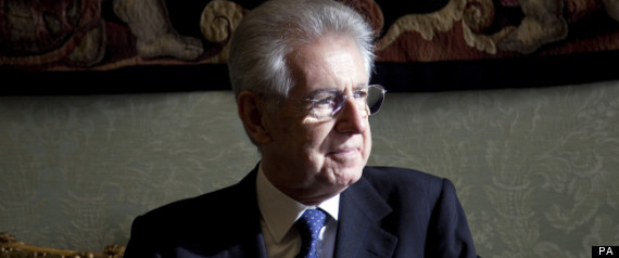 Mario Monti London David Cameron Downing Street