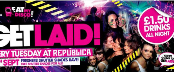 Get Laid Advert Banned