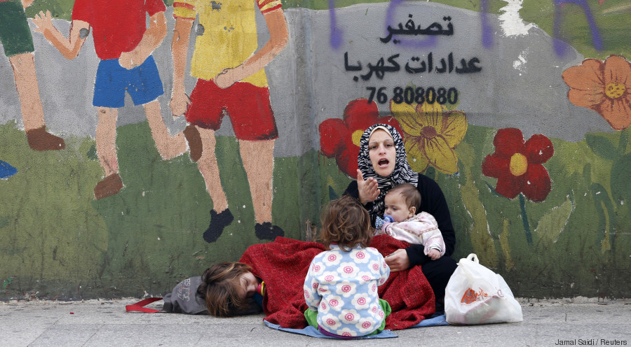 woman refugee lebanon