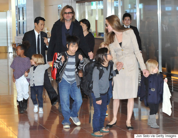 brad pitt angelina jolie family