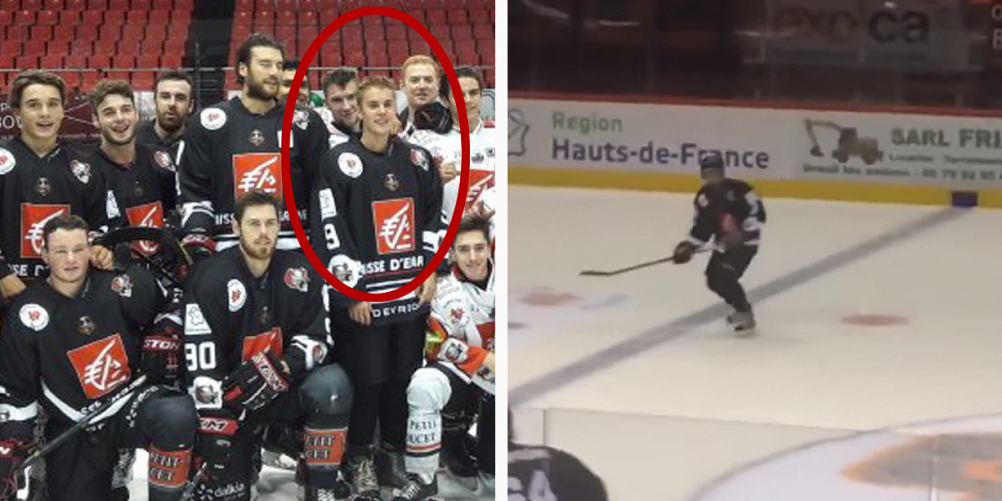 quel chanteur s est fait un petit hockey a amiens entre deux concerts