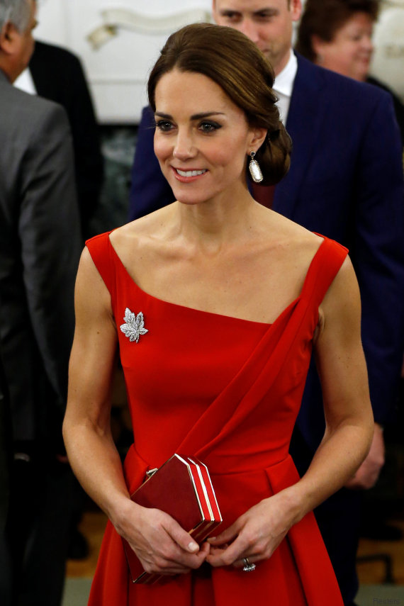 kate middleton red