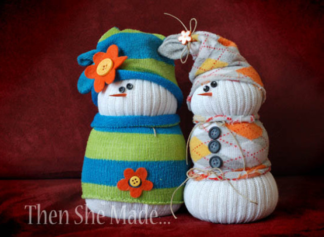 DIY Craft: How To Make A Sock Snowman | HuffPost