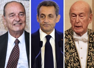 Chirac Sarkozy Vge