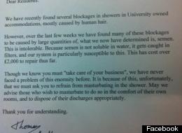 Students Stung By 'Semen In Shower' Letter