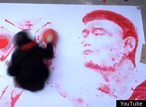Yao Ming Basketball Painting