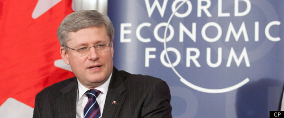 Stephen Harper Davos 2012
