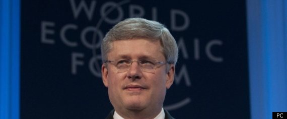Stephen Harper Davos