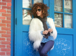 Trop Rouge Furry Coat