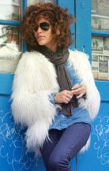 Trop Rouge Furry Coat