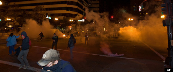 Occupy Oakland Tear Gas