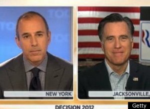 Mitt Romney Matt Lauer