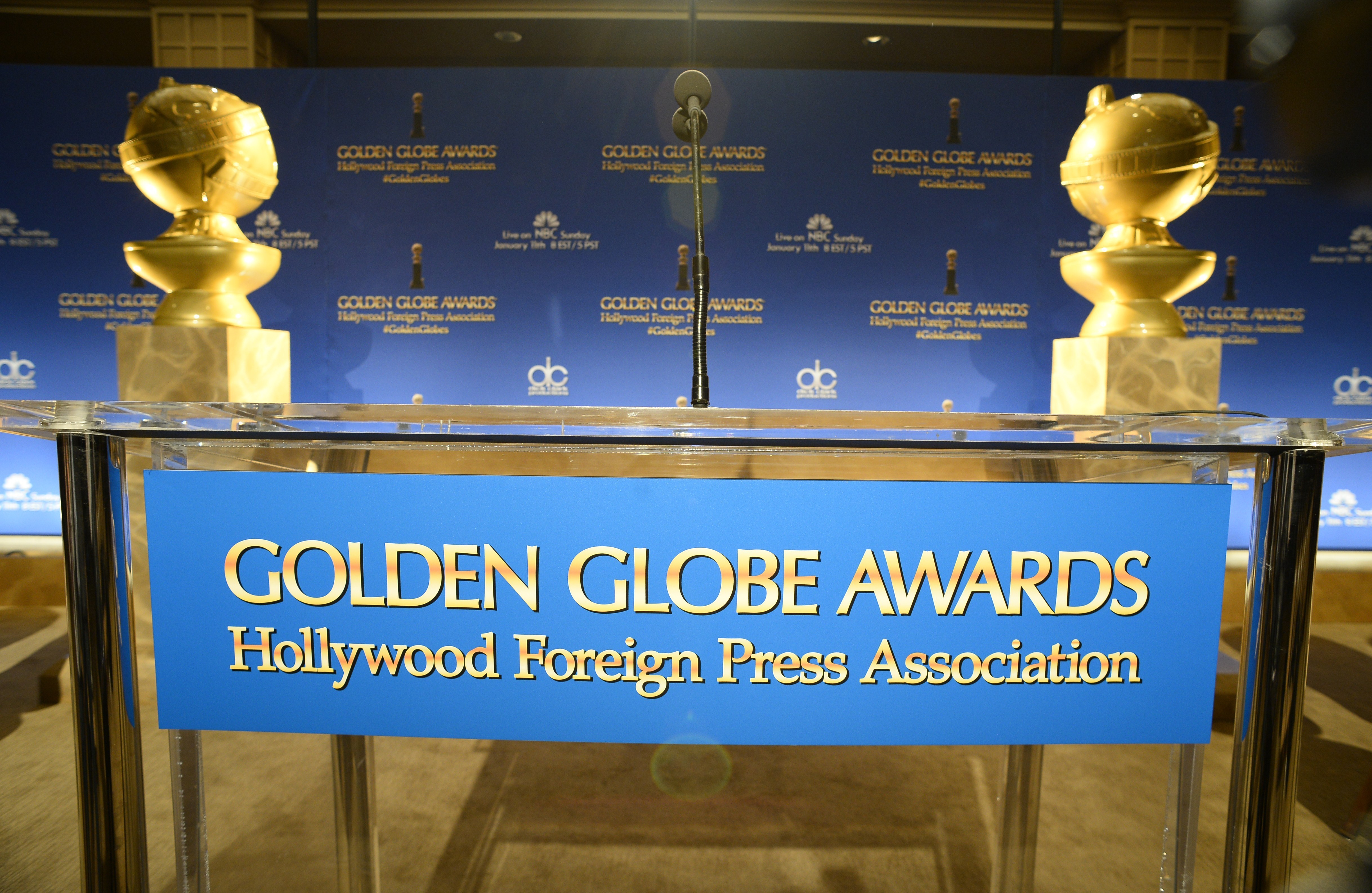 golden globe stage